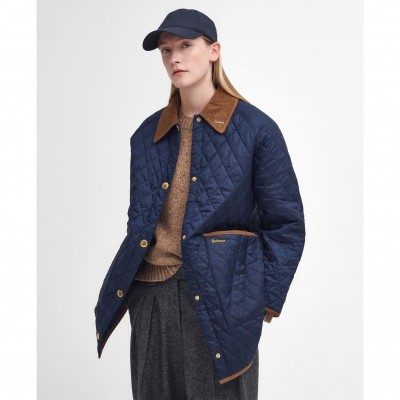 дамско,яке,дамски,якета,и,палта,barbour,women,s,liddesdale,30th,anniversary,oversized,quilted,jacket,navy,classic