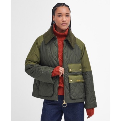 яке,дамски,якета,и,палта,barbour,women's,milby,diamond,quilted,jacket,olive,ancient