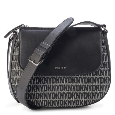 всички,чанти,аксесоари,на,разпродажба,dkny,dkny,bella,sm,flap,c,ld99,bk,logo,bk
