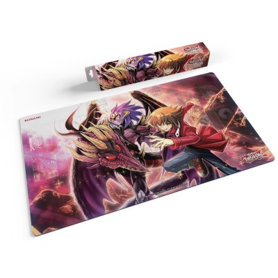 yu,gi,oh,jaden,&,yubel,game,mat,