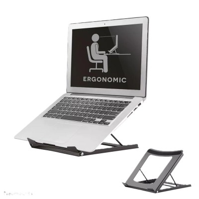 neomounts,nsls075black,tiltable,laptop,stand,black