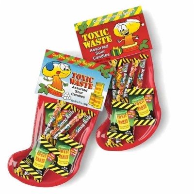подаръци,и,играчки,аксесоари,на,разпродажба,toxic,waste,waste,christmas,stocking,gift,red