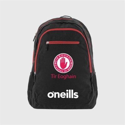 oneills,tyrone,olympic,backpack,black,red,white