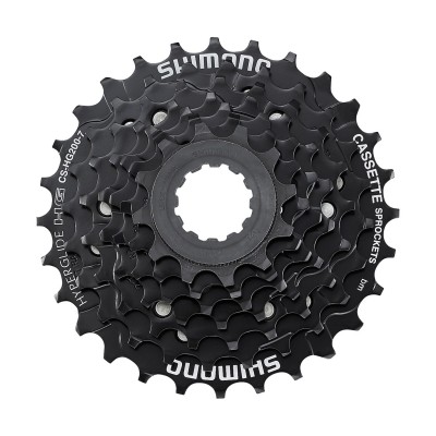 shimano,alivio,cs,hg200,7,speed,cassette,12,28t,black