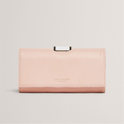 портмоне,аксесоари,на,разпродажба,ted,baker,leather,josiey,crystal,top,purse,lt,pink