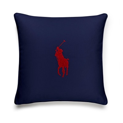 ralph,lauren,home,ralphlaurenhome,pony,cushion,50x50cm,navy,red