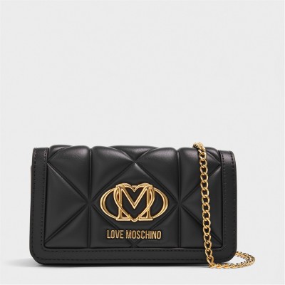 чанта,всички,чанти,аксесоари,на,разпродажба,love,moschino,women's,quilted,cross,body,bags,black