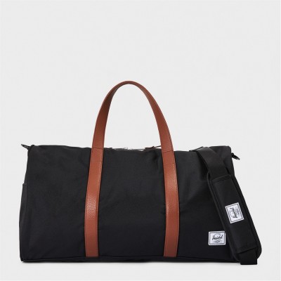всички,чанти,аксесоари,на,разпродажба,herschel,supply,co,novel,duffle,bag,black,tan