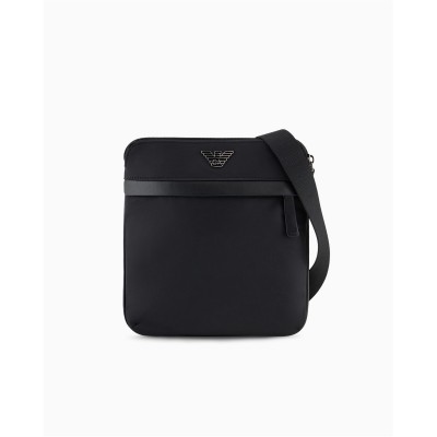 всички,чанти,аксесоари,на,разпродажба,emporio,armani,men's,recycled,nylon,cross,body,bag,black,beauty