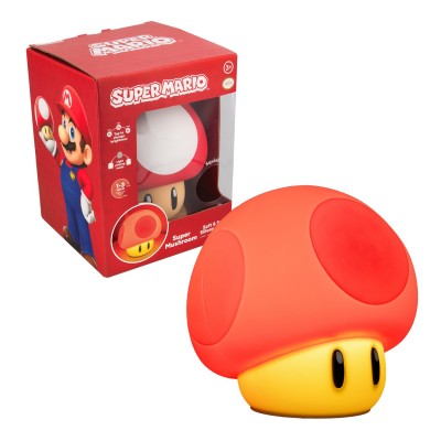 super,mario,super,mushroom,squishyglo,light,rechargeable,multi
