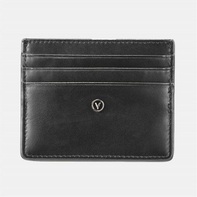 аксесоари,на,разпродажба,valentino,men's,courage,leather,card,holder,nero,black