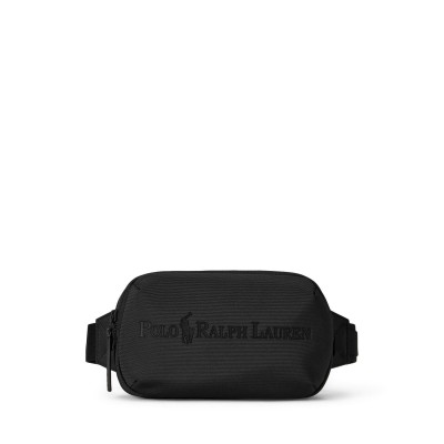 чанта,аксесоари,на,разпродажба,polo,ralph,lauren,modern,logo,waist,bag,black