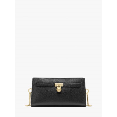 дамско,портмоне,всички,чанти,аксесоари,на,разпродажба,michael,michael,kors,women,s,hamilton,cross,body,wallet,on,chain,black