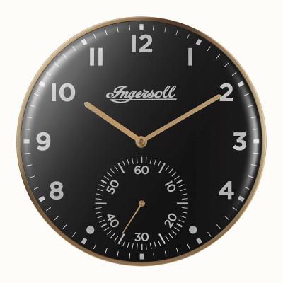 аксесоари,на,разпродажба,ingersoll,wall,clock,99,black,gold