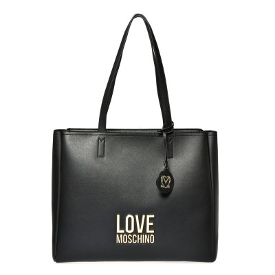 дамски,чанти,love,moschino,lettering,shopper,black,000