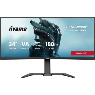 игри,и,технологии,iiyama,g,master,gcb3484wqsu,b1,34,inch,180hz,curved,monitor,black