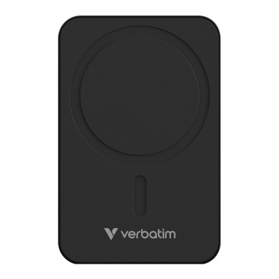 verbatim,n,go,essentials,power,bank,20000mah,magnetic,wireless,charging,black,black