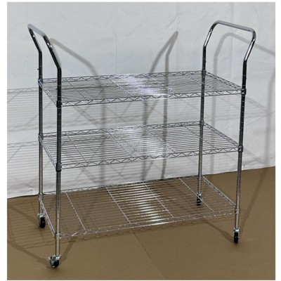 аксесоари,на,разпродажба,floordirekt,kg,kg,servo,silver,trolley,3,tier,with,castors,3,tier
