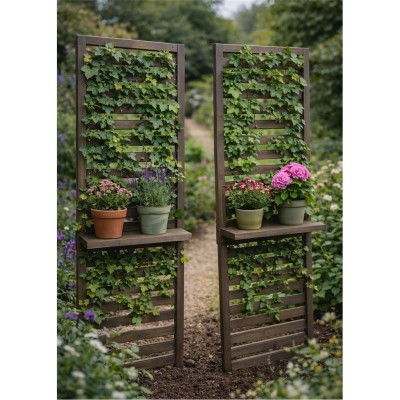 градина,/,на,открито,аксесоари,на,разпродажба,linea,wall,plant,shlelf,63,pine