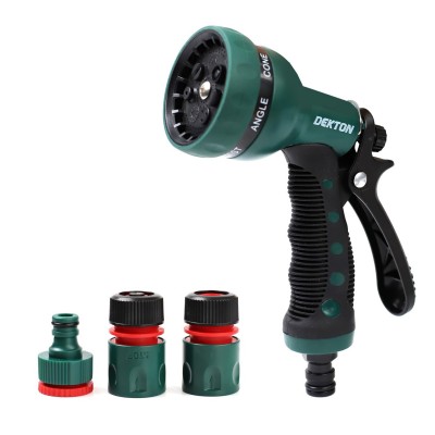 градина,/,на,открито,dekton,7,function,spray,gun,kit,with,hose,adapters,green,grey