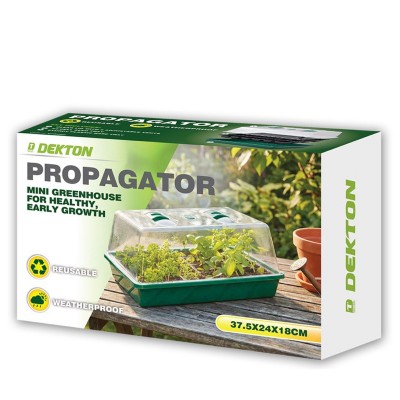 градина,/,на,открито,dekton,propogator,plant,pot,and,planter,37,5cm,x,24cm,x,18cm,green
