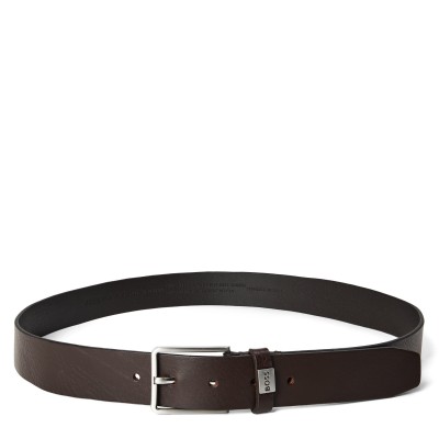 boss,mens,boss,italian,leather,belt,with,logo,detail,elio,dark,brown,205