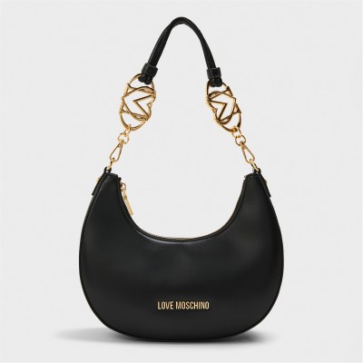 чанта,за,през,рамо,всички,чанти,аксесоари,на,разпродажба,love,moschino,women's,jewel,shoulder,bag,black