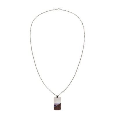 бижутерия,аксесоари,на,разпродажба,tommy,hilfiger,hilfiger,wood,dog,tag,silver