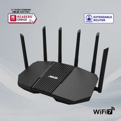 asus,rt,be90u,tri,band,wifi,7,aimesh,extendable,router,black