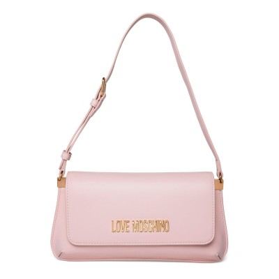 всички,чанти,аксесоари,на,разпродажба,love,moschino,logo,flat,shoulder,bag,powder