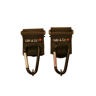 cute,and,co,&,co,baby,pushchair,carabiner,straps,black