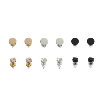 бижутерия,мъжки,летни,аксесоари,fabric,3,pair,metal,stud,earrings,crystal