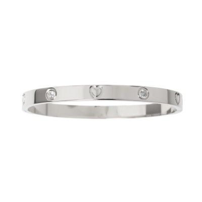 подаръци,и,играчки,бижутерия,miso,motif,stainless,steel,bangle,silver