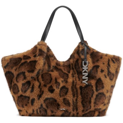 всички,чанти,dkny,women's,paula,tote,bag,leopard