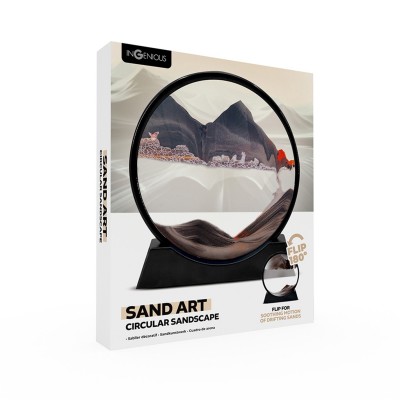 winning,winning,sand,art,circular,sandscape,black
