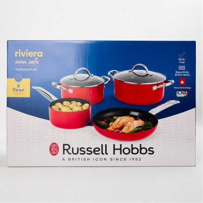 аксесоари,на,разпродажба,russell,hobbs,ceramic,non,stick,pfas,free,pan,set,red