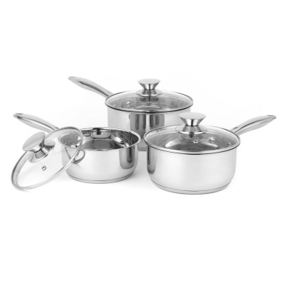 russell,hobbs,3pc,classic,pan,set,silver