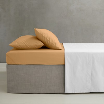 спално,бельо,и,комплекти,catherine,lansfield,iron,percale,combed,extra,deep,fitted,sheet,caramel