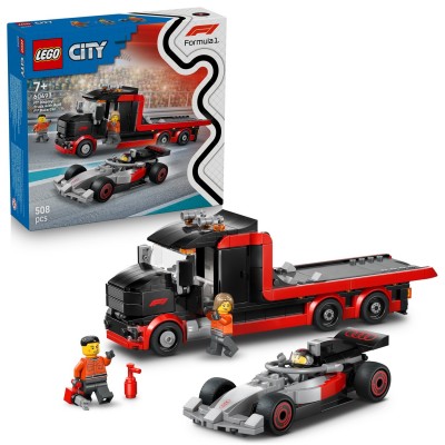 lego,city,f1,display,truck,with,audi,f1,race,car,toy,60493,formula,1