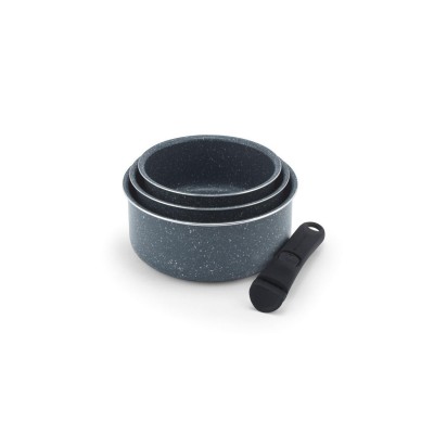 russell,hobbs,smart,clip,nightfall,stone,detachable,handle,non,stick,saucepan,set,grey