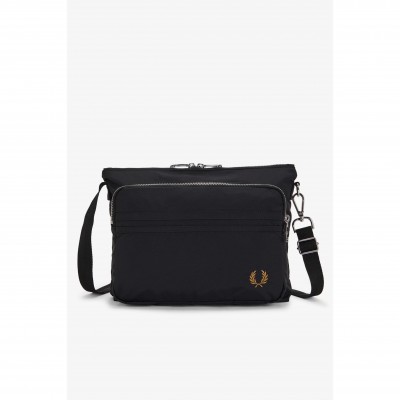 чанта,всички,чанти,аксесоари,на,разпродажба,fred,perry,men,s,cross,body,bag,black,102