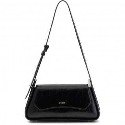 guess,women,s,xena,flap,shoulder,bag,black
