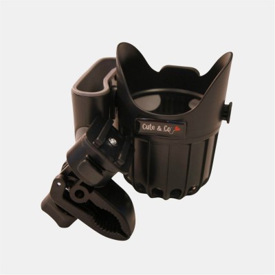 cute,and,co,&,co,adjustable,stroller,pram,2,in,1,phone,and,cup,holder,black