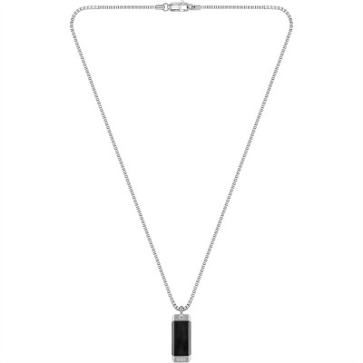 бижутерия,аксесоари,на,разпродажба,boss,gents,boss,bennett,dog,tag,necklace,steel,black