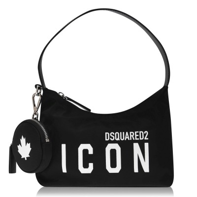 чанта,всички,чанти,dsquared2,icon,hobo,bag,black,m436