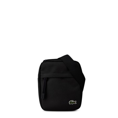 чанта,всички,чанти,аксесоари,на,разпродажба,lacoste,men's,vertical,cross,body,bag,black,991