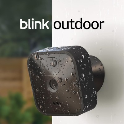 blink,outdoor,wireless,battery,smart,hd,cctv,security,camera,black