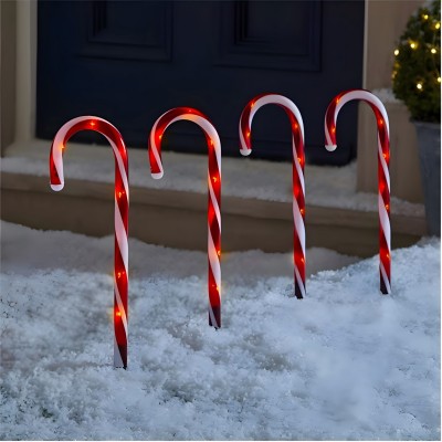 коледни,опаковки,и,декорации,the,spirit,of,christmas,4pk,stake,light,54,candy,cane,one,size,candy,cane