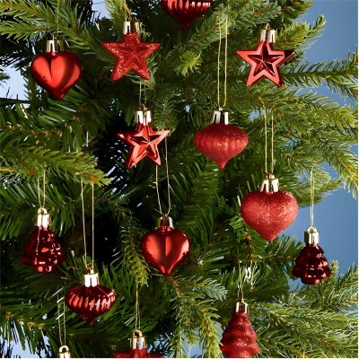 коледни,опаковки,и,декорации,the,spirit,of,christmas,20pc,baubles,54,red,one,size,red