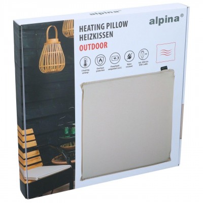 градина,/,на,открито,alpina,heating,cushion,outdoor,beige,45x45cm,multi